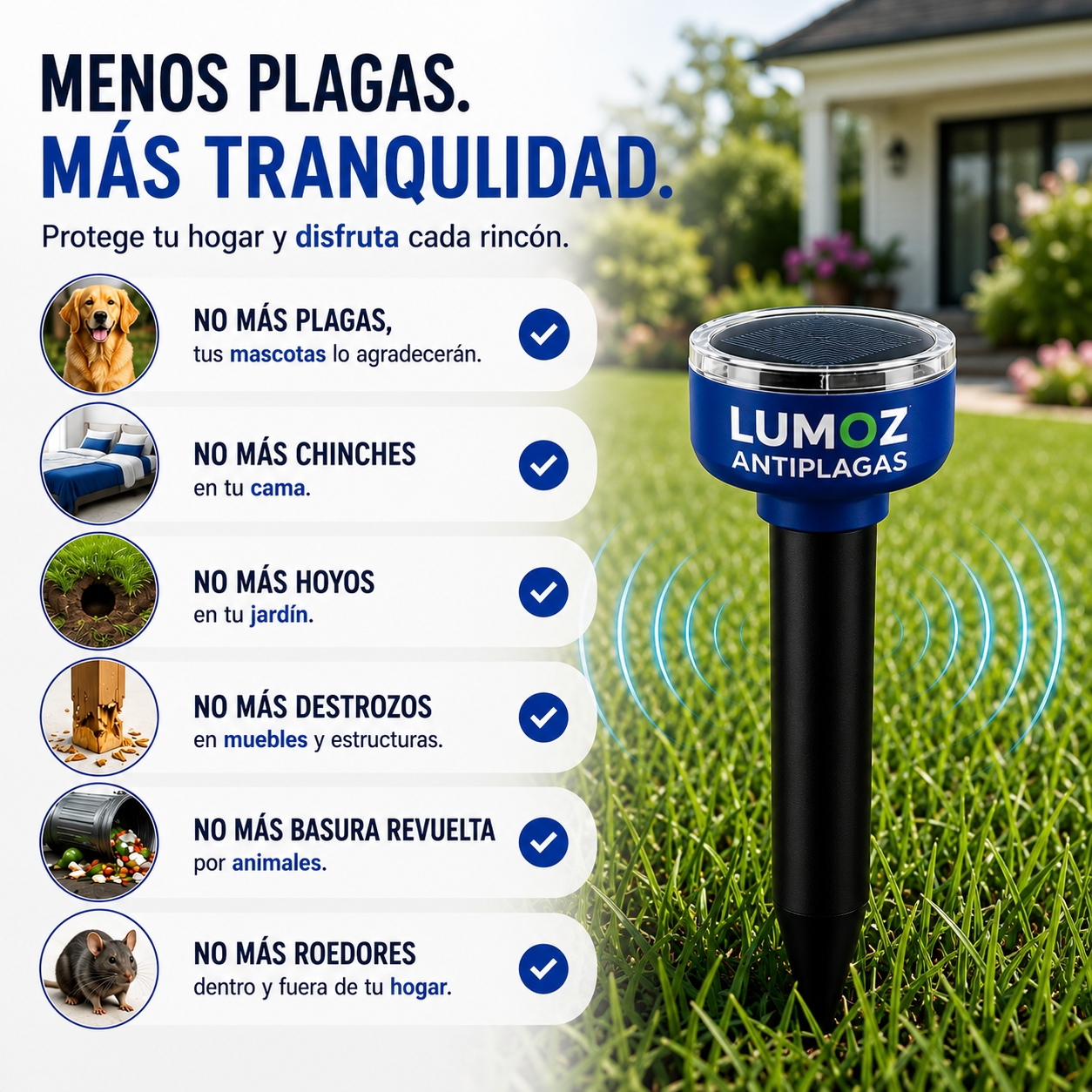Lumoz™ Dispositivo Antiplagas